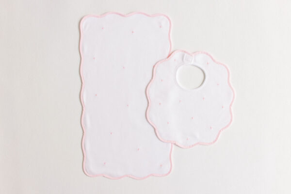 Bib & Burp – Pink Dots