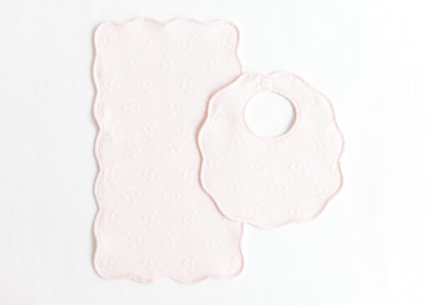 Bib & Burp – Pink Bows