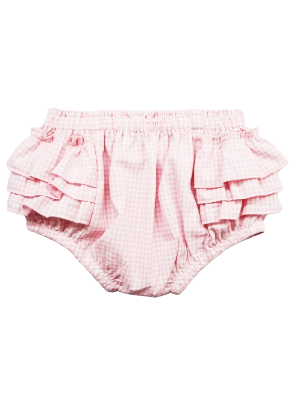 Diaper Cover – Pink Gingham