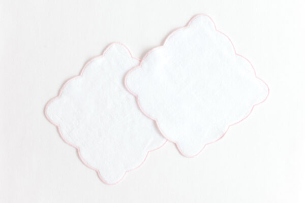 Washcloth – Pink Scallops
