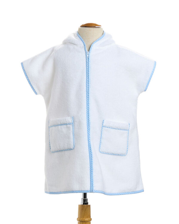 Sleeveless Cover Up – Blue Gingham