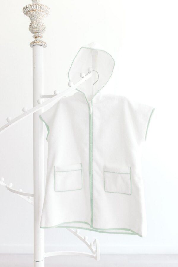 Sleeveless Cover Up – Green Stripe